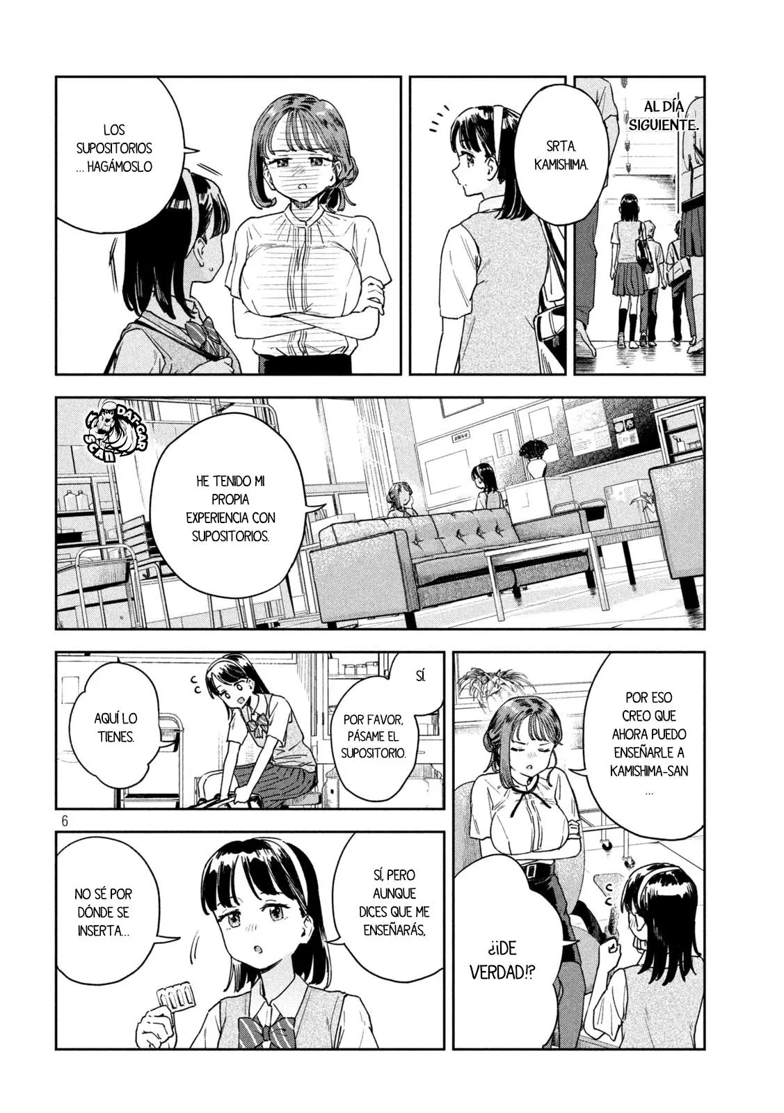 MYO-CHAN SENSEI WA KAKU KATARIKI Capitulo 17: Podrás ver la talla de 00 de Myo-chan página 7