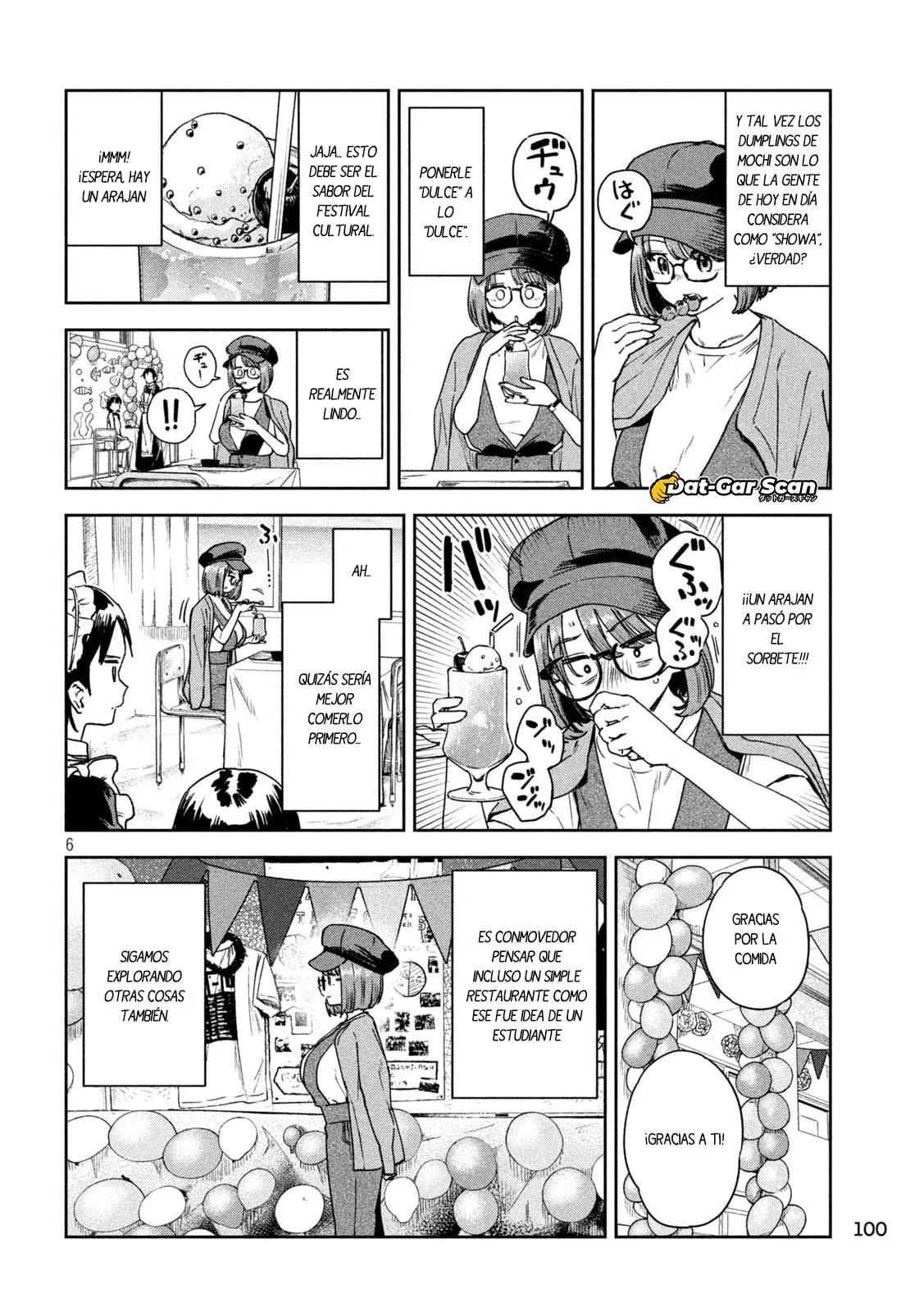 MYO-CHAN SENSEI WA KAKU KATARIKI Capitulo 26: Gastronomía según el medico de salud. página 8