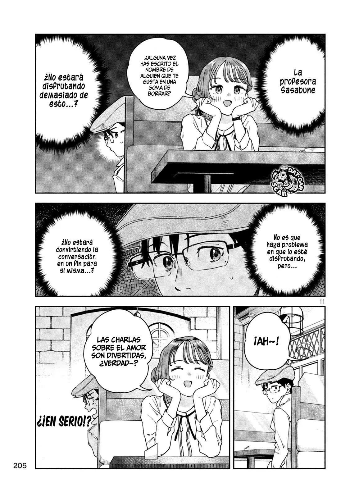 MYO-CHAN SENSEI WA KAKU KATARIKI Capitulo 34: ¡La romántica Myoka no tiene límites! página 13