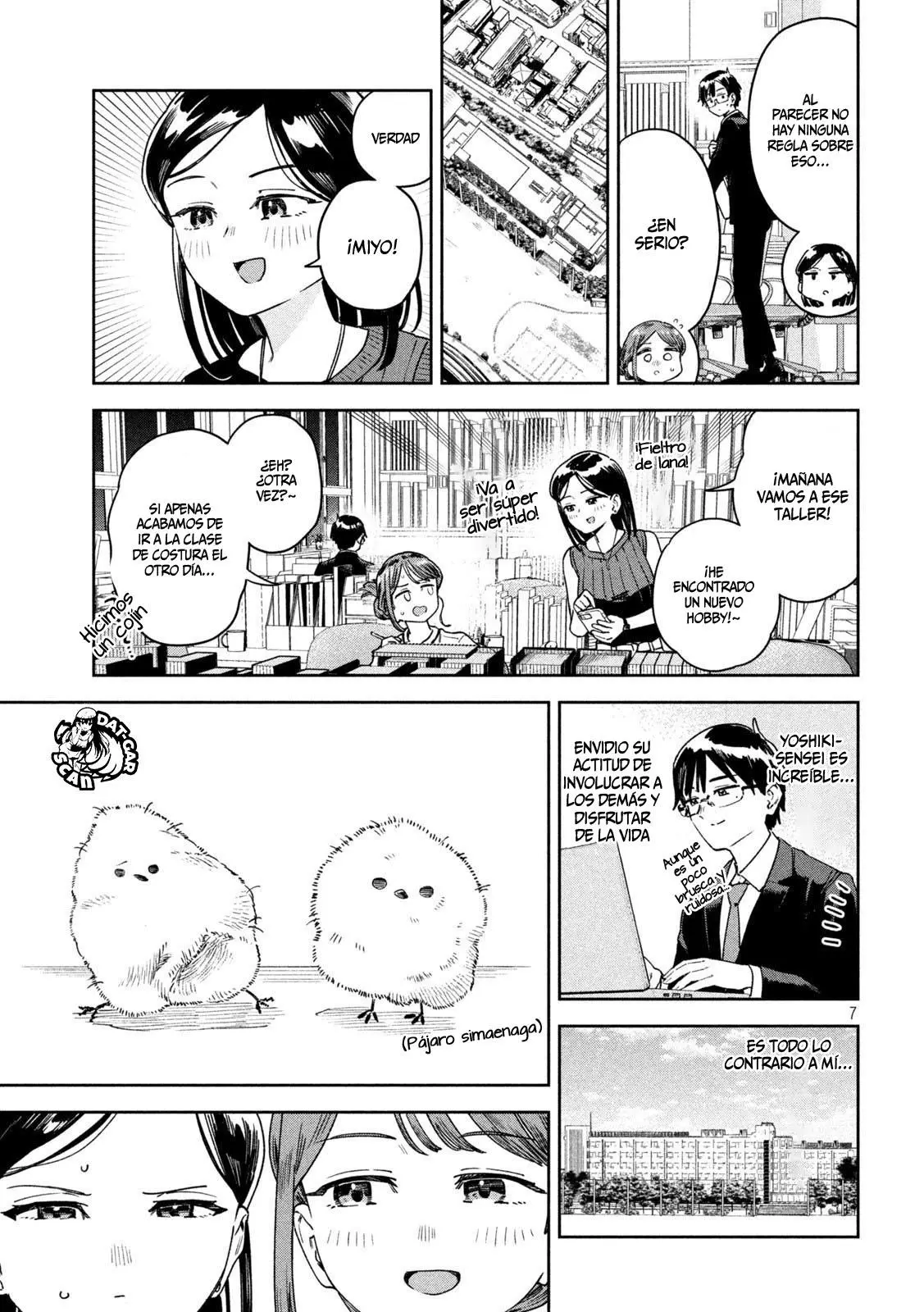 MYO-CHAN SENSEI WA KAKU KATARIKI Capitulo 34: ¡La romántica Myoka no tiene límites! página 9