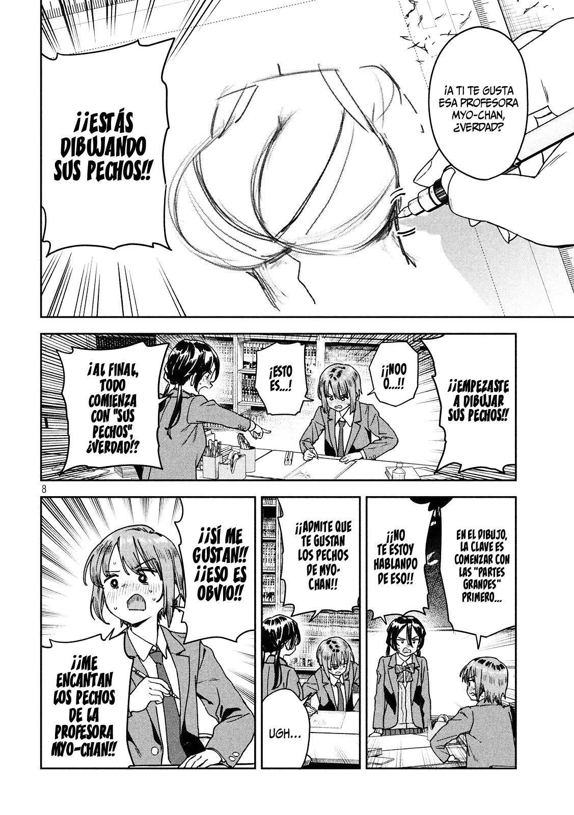 MYO-CHAN SENSEI WA KAKU KATARIKI Capitulo 40: Mando y Shimishu-kun página 10
