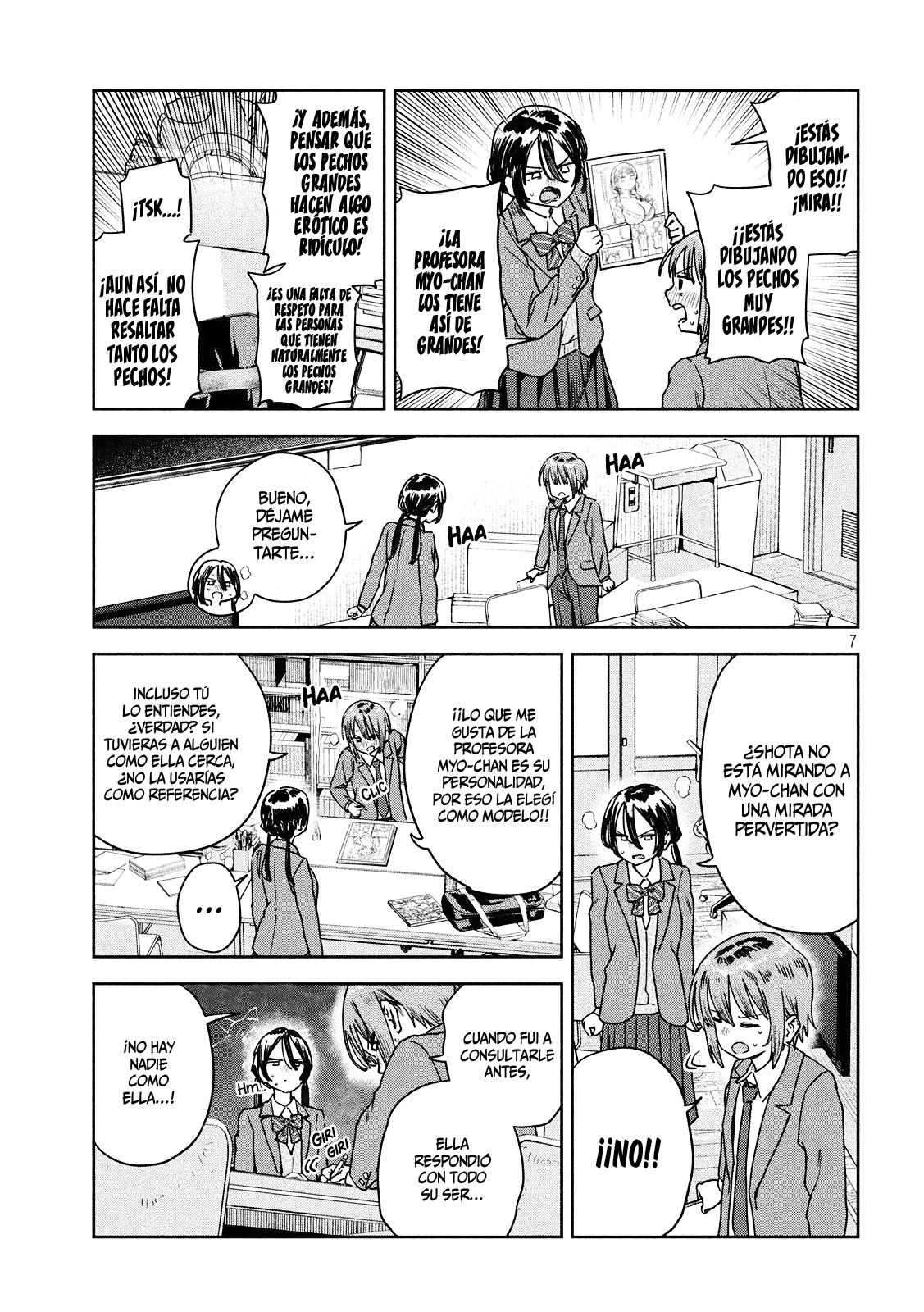 MYO-CHAN SENSEI WA KAKU KATARIKI Capitulo 40: Mando y Shimishu-kun página 9