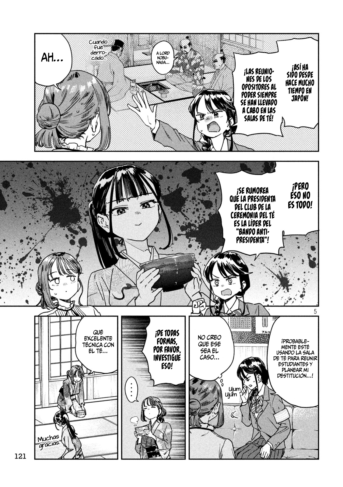 MYO-CHAN SENSEI WA KAKU KATARIKI Capitulo 42: ¡Ceremonia del té, alboroto! página 8