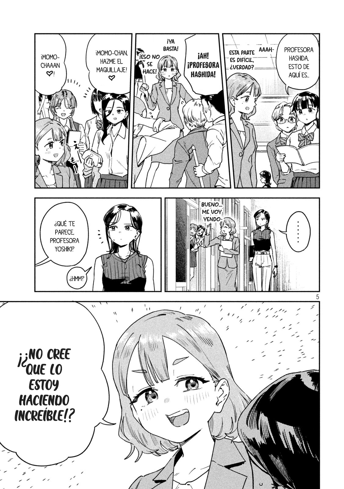 MYO-CHAN SENSEI WA KAKU KATARIKI Capitulo 48: ¿¡Cuidado con la nueva profesora!? página 8