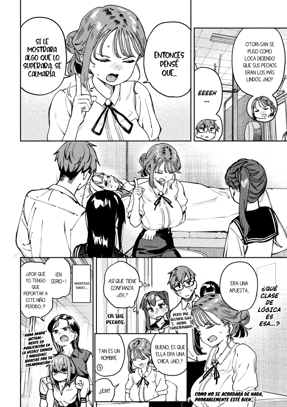 MYO-CHAN SENSEI WA KAKU KATARIKI Capitulo 59: ¡El consejo estudiantil de otra escuela! página 14