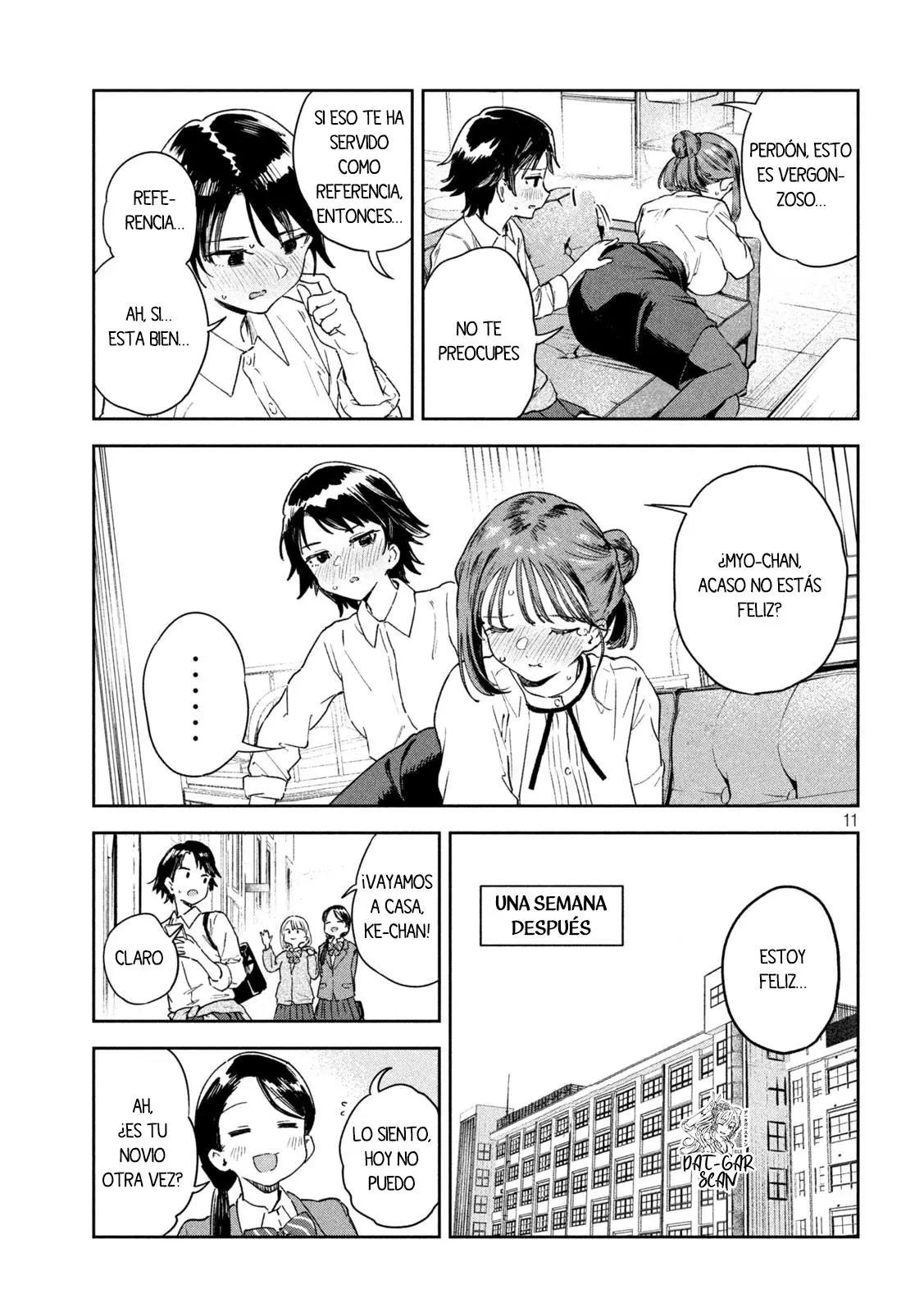 MYO-CHAN SENSEI WA KAKU KATARIKI Capitulo 6: ¿Es importante estar preparada? página 12