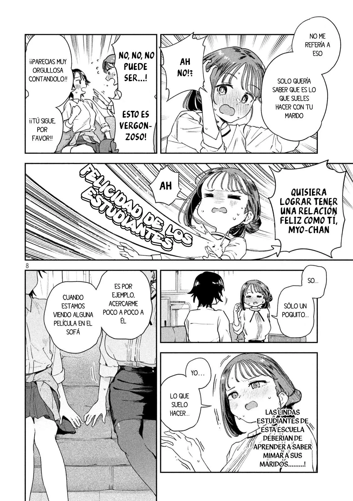 MYO-CHAN SENSEI WA KAKU KATARIKI Capitulo 6: ¿Es importante estar preparada? página 9