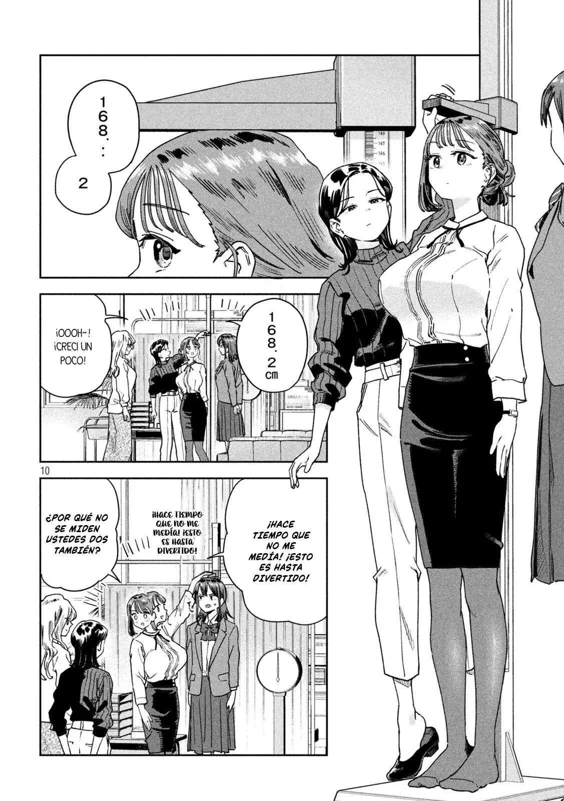 MYO-CHAN SENSEI WA KAKU KATARIKI Capitulo 66: Las chicas altas también quieren ser populares página 12