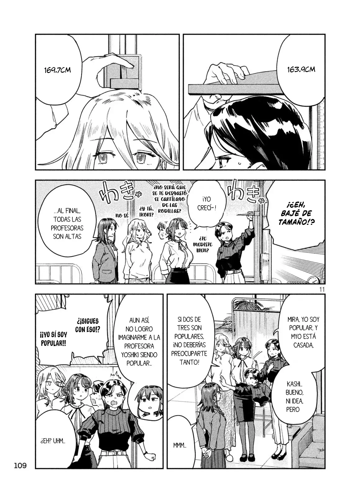 MYO-CHAN SENSEI WA KAKU KATARIKI Capitulo 66: Las chicas altas también quieren ser populares página 13