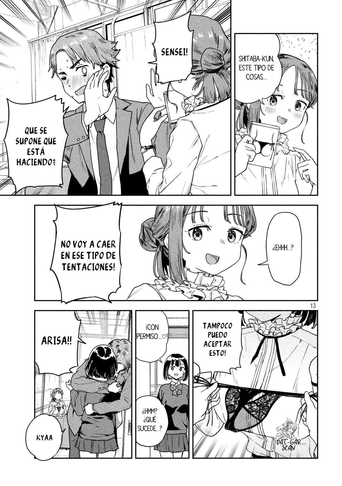MYO-CHAN SENSEI WA KAKU KATARIKI Capitulo 7: Buscando una solucion para las bragas página 14