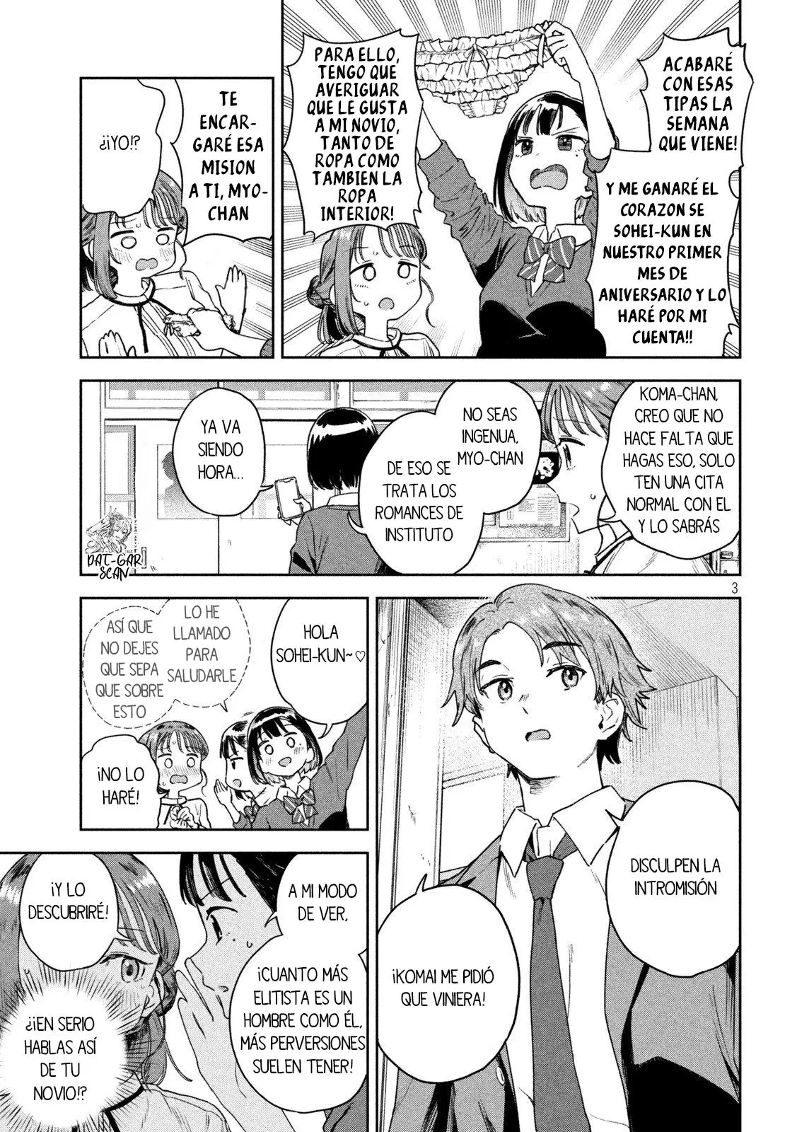 MYO-CHAN SENSEI WA KAKU KATARIKI Capitulo 7: Buscando una solucion para las bragas página 4
