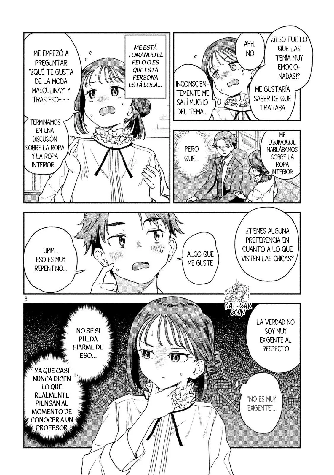 MYO-CHAN SENSEI WA KAKU KATARIKI Capitulo 7: Buscando una solucion para las bragas página 9