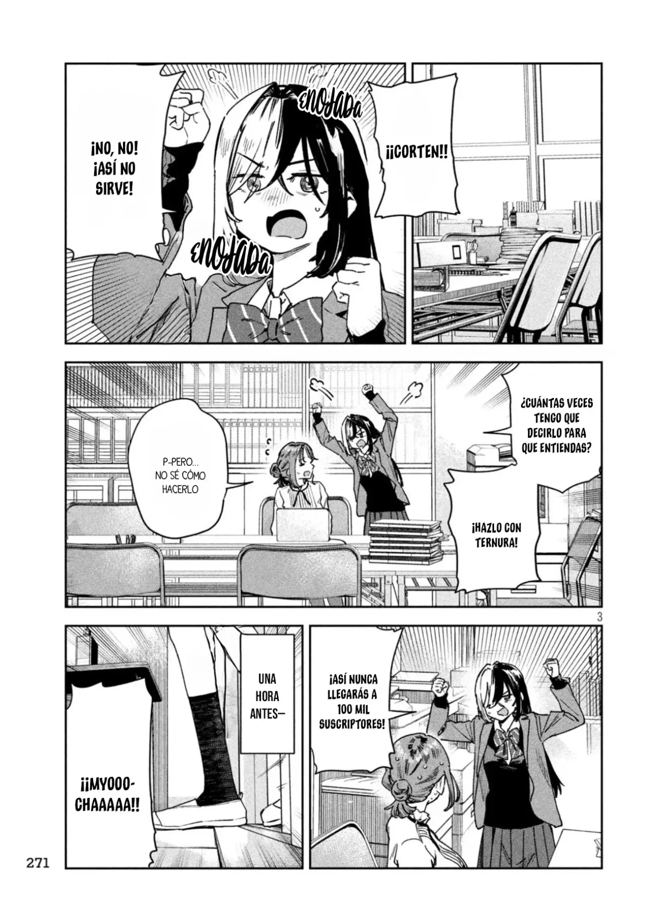 MYO-CHAN SENSEI WA KAKU KATARIKI Capitulo 71: Myo-chan se está transmitiendo ahora: ¡¡¡Hola!!! página 6