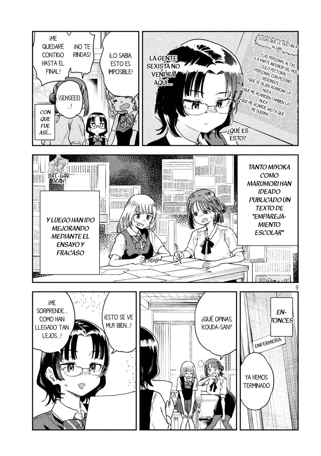 MYO-CHAN SENSEI WA KAKU KATARIKI Capitulo 8: ¿Ayudante detrás de una "relación"? página 10