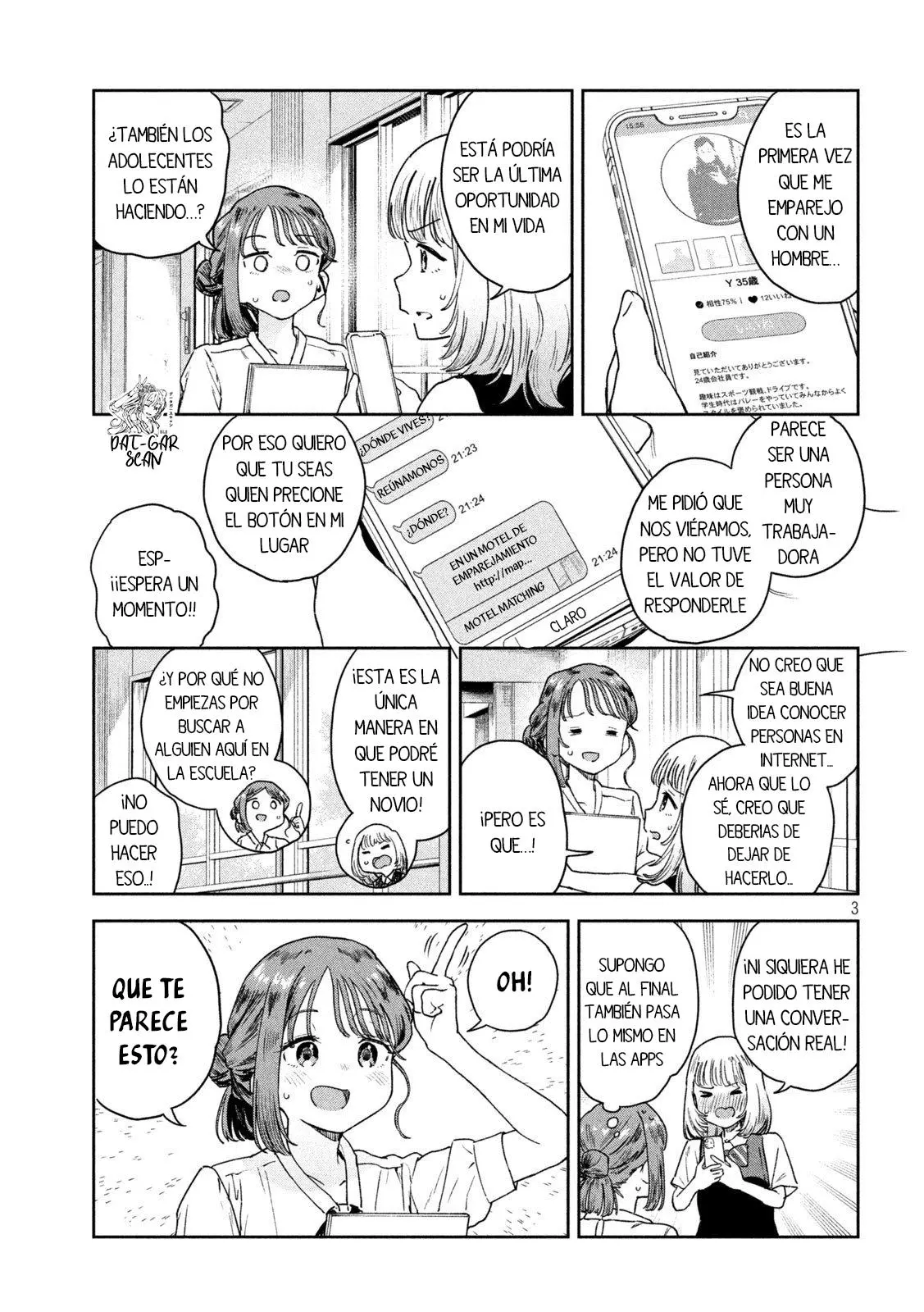 MYO-CHAN SENSEI WA KAKU KATARIKI Capitulo 8: ¿Ayudante detrás de una "relación"? página 4
