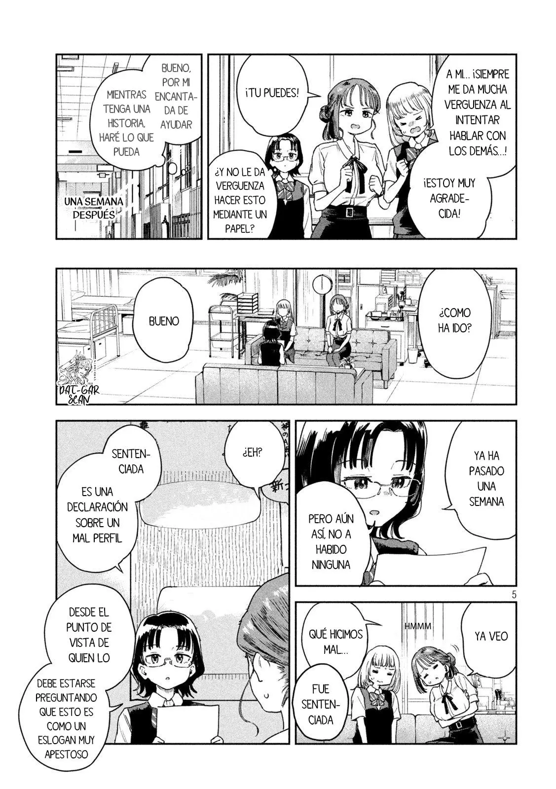 MYO-CHAN SENSEI WA KAKU KATARIKI Capitulo 8: ¿Ayudante detrás de una "relación"? página 6
