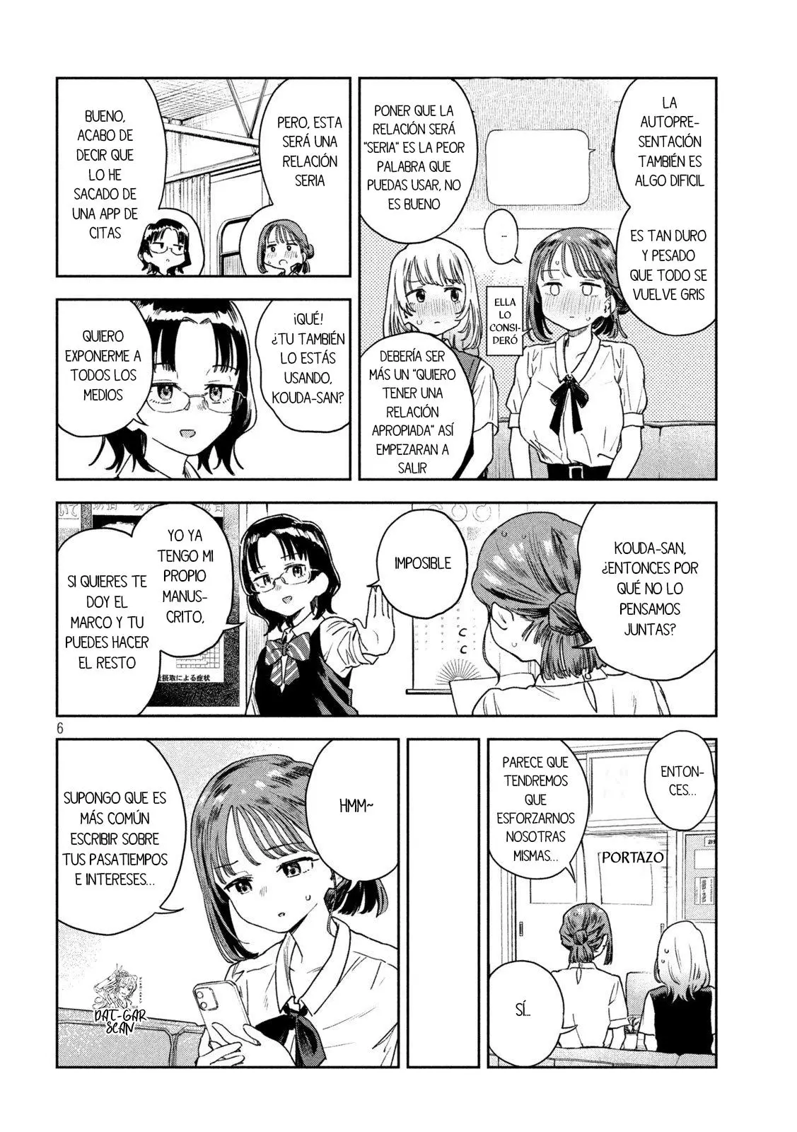 MYO-CHAN SENSEI WA KAKU KATARIKI Capitulo 8: ¿Ayudante detrás de una "relación"? página 7