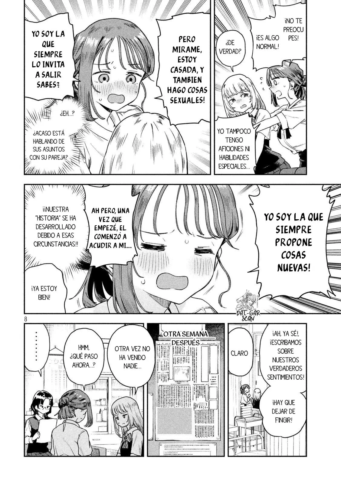 MYO-CHAN SENSEI WA KAKU KATARIKI Capitulo 8: ¿Ayudante detrás de una "relación"? página 9
