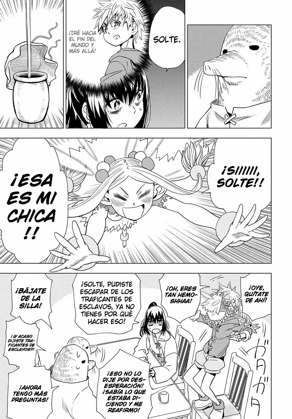 World End Solte Capitulo 2: La Niña, El Hada, El Ansioso por Morirse y El Topo página 38
