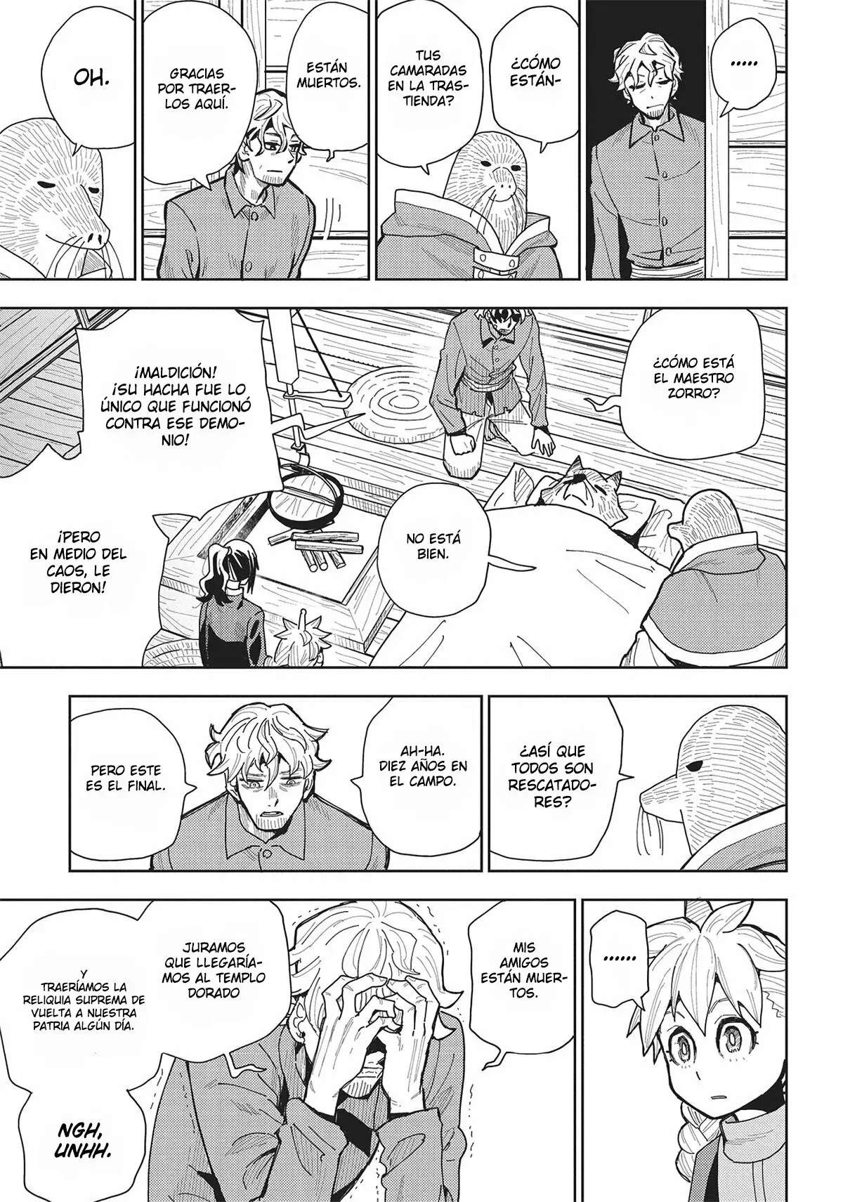World End Solte Capitulo 9: Campo de nieve roja página 28