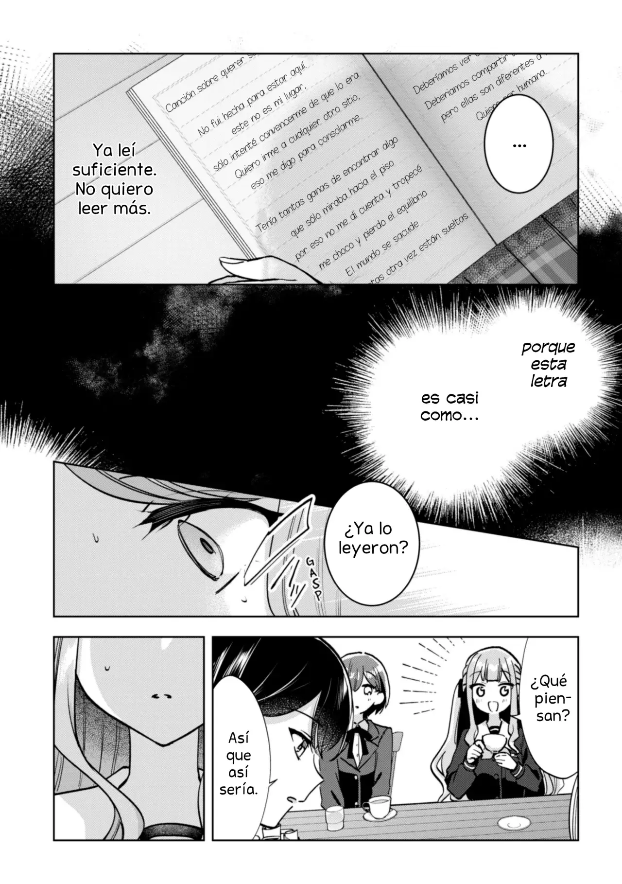 Bang Dream it's my go Capitulo 2: Quiero ser humana página 28