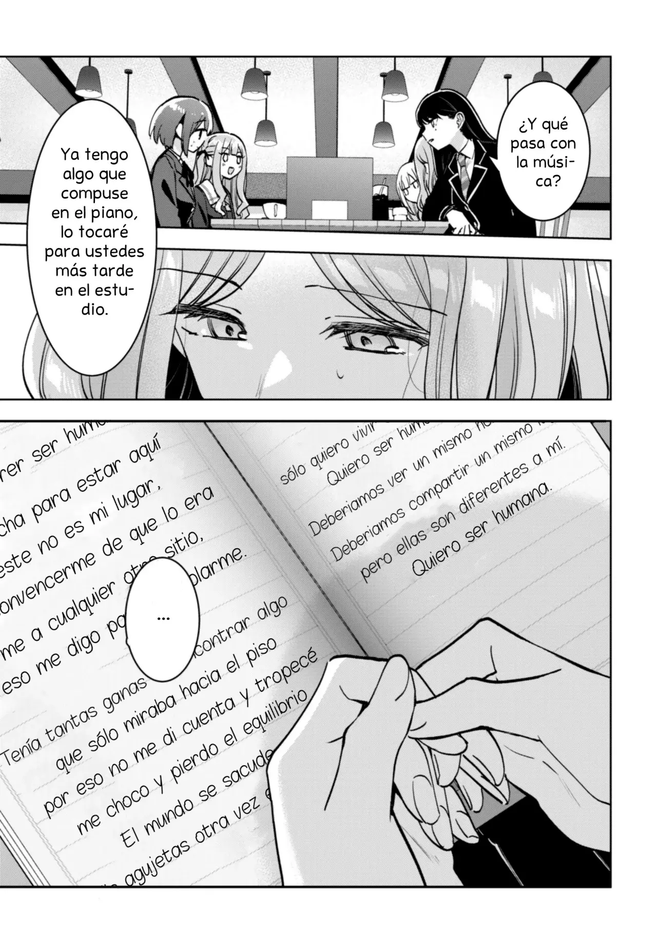 Bang Dream it's my go Capitulo 2: Quiero ser humana página 30