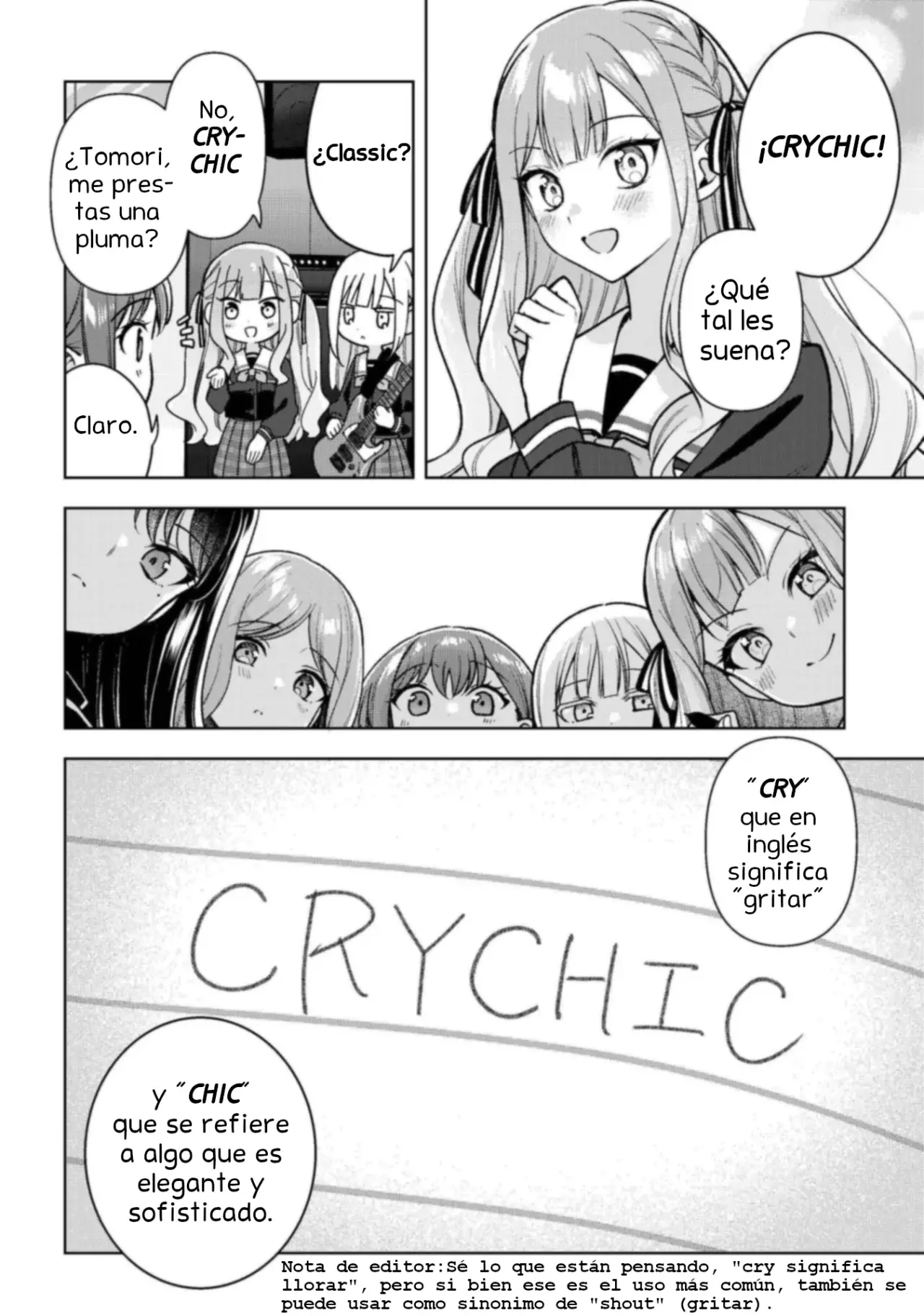 Bang Dream it's my go Capitulo 4: Gritos página 11