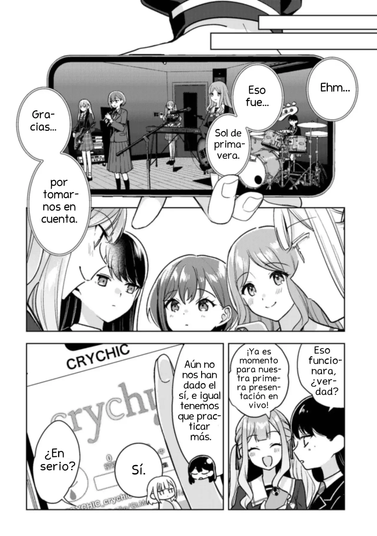 Bang Dream it's my go Capitulo 4: Gritos página 13