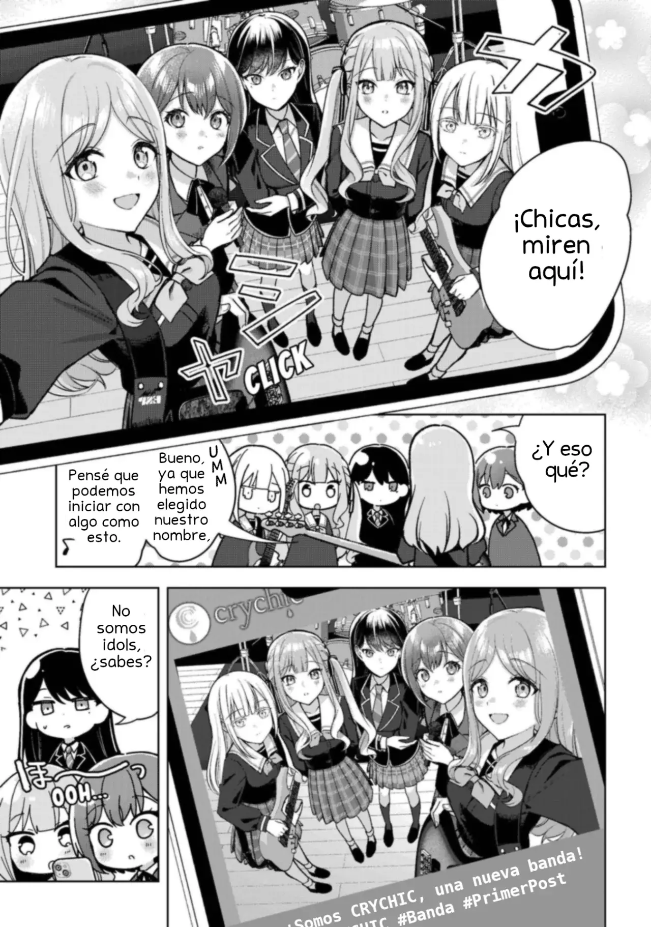 Bang Dream it's my go Capitulo 4: Gritos página 14