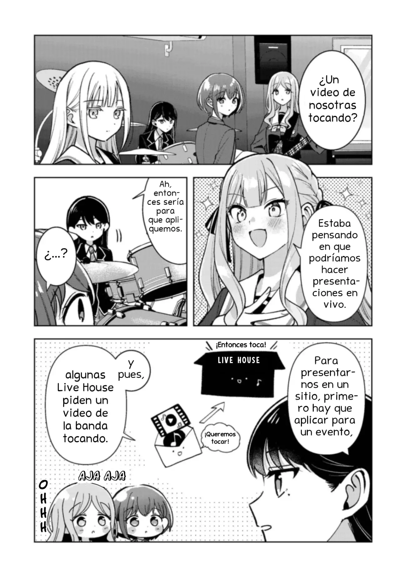 Bang Dream it's my go Capitulo 4: Gritos página 8