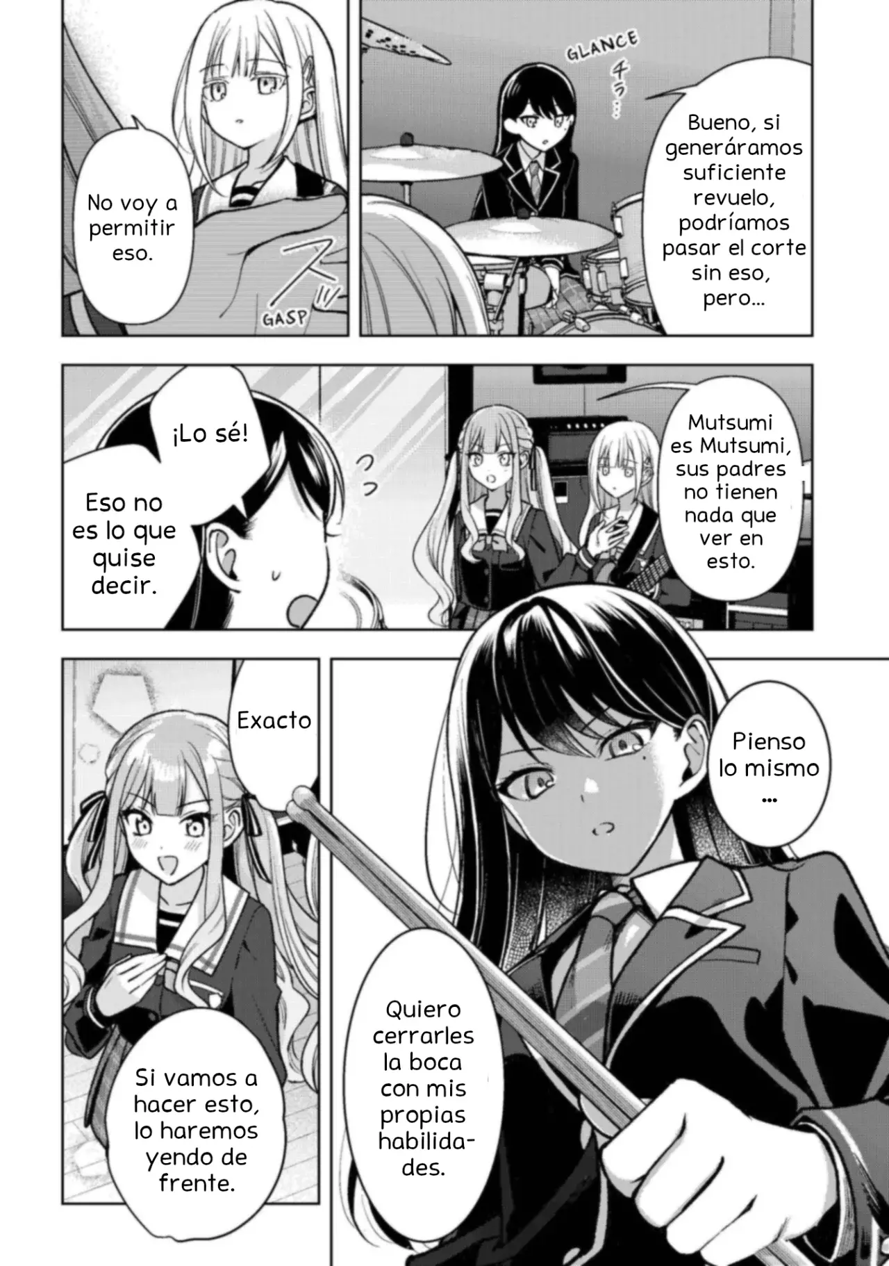 Bang Dream it's my go Capitulo 4: Gritos página 9