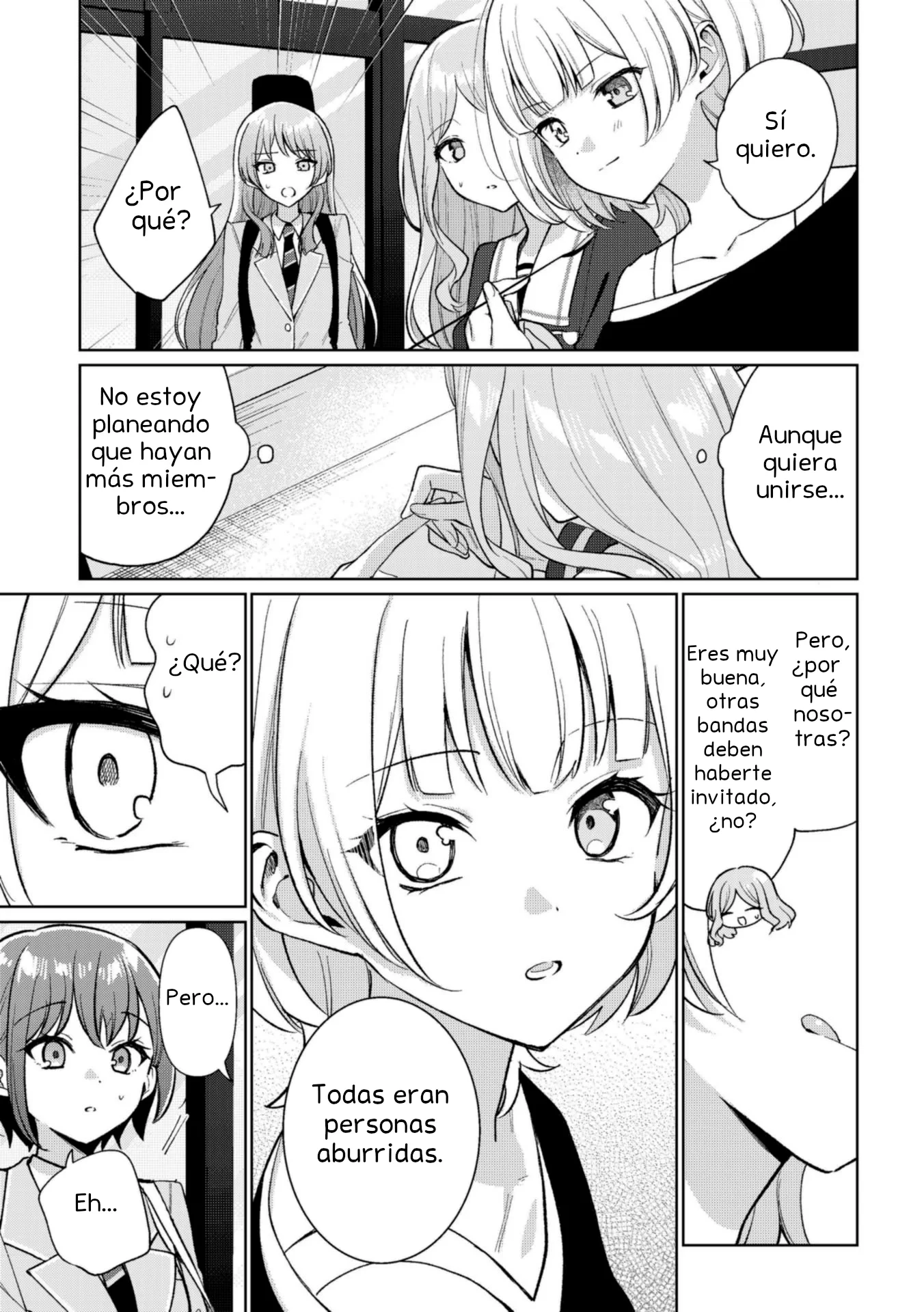 Bang Dream it's my go Capitulo 8 página 16
