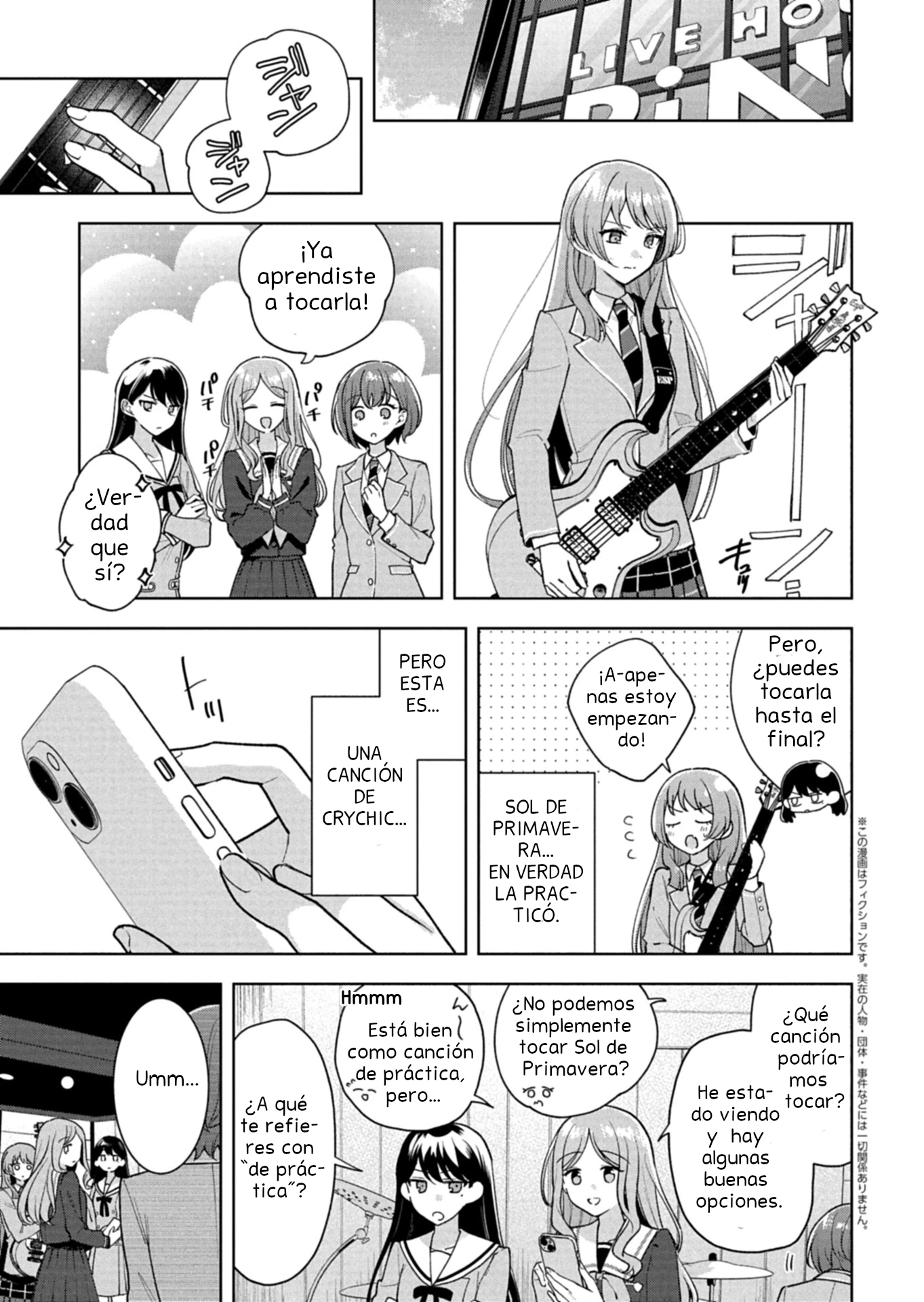 Bang Dream it's my go Capitulo 9 página 4