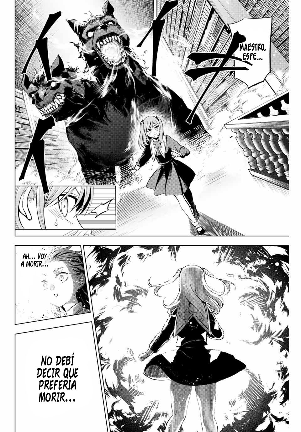 Kuroneko to Majo no Kyoushitsu Capitulo 1: El gato negro y Spika página 54