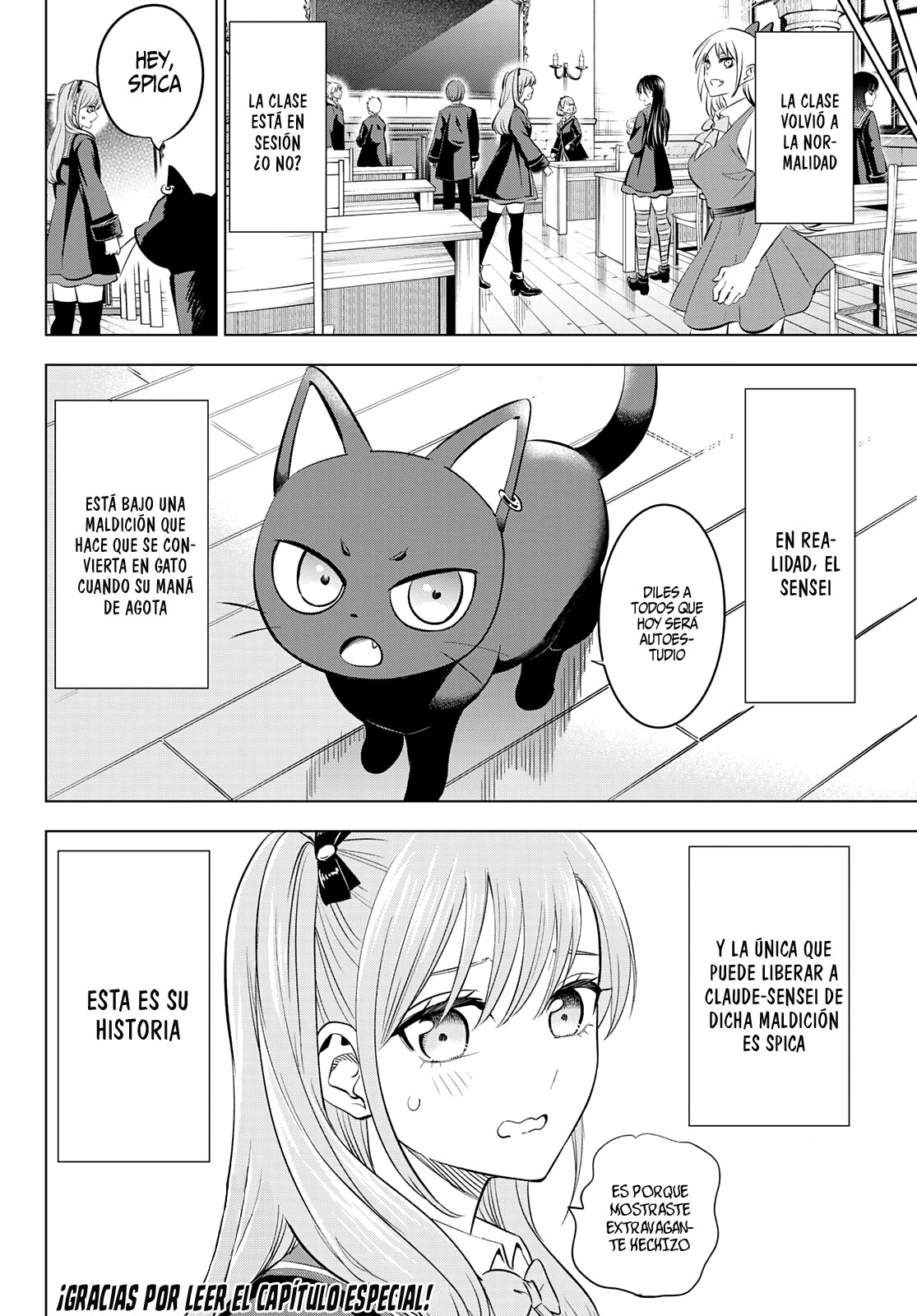 Kuroneko to Majo no Kyoushitsu Capitulo 11.5 página 18