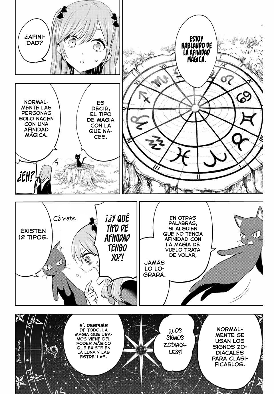 Kuroneko to Majo no Kyoushitsu Capitulo 2: La magia de los 12 signos zodiacales página 8