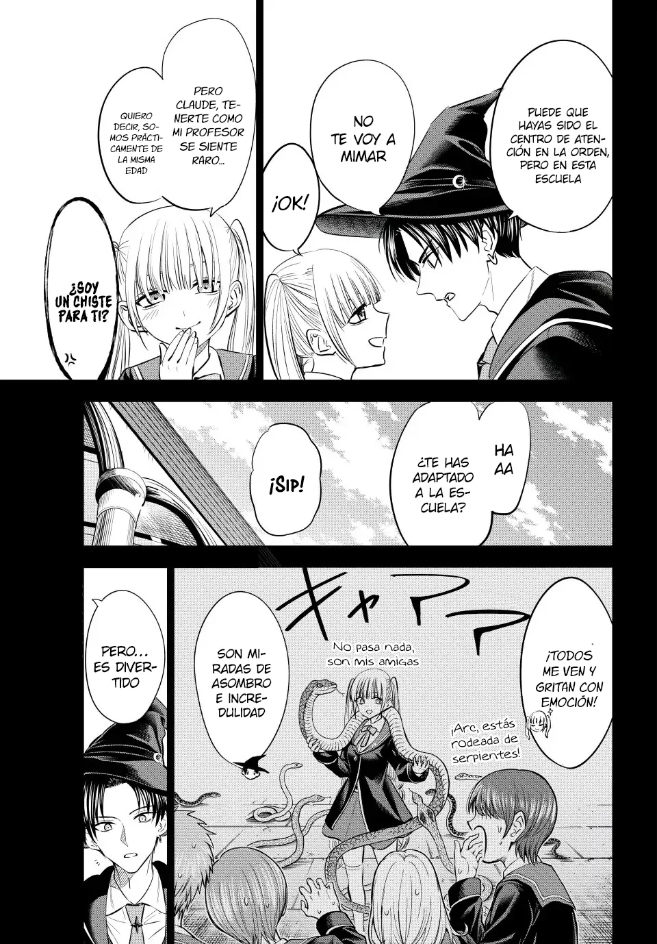 Kuroneko to Majo no Kyoushitsu Capitulo 34: La persecución de Arc, parte 1 página 17