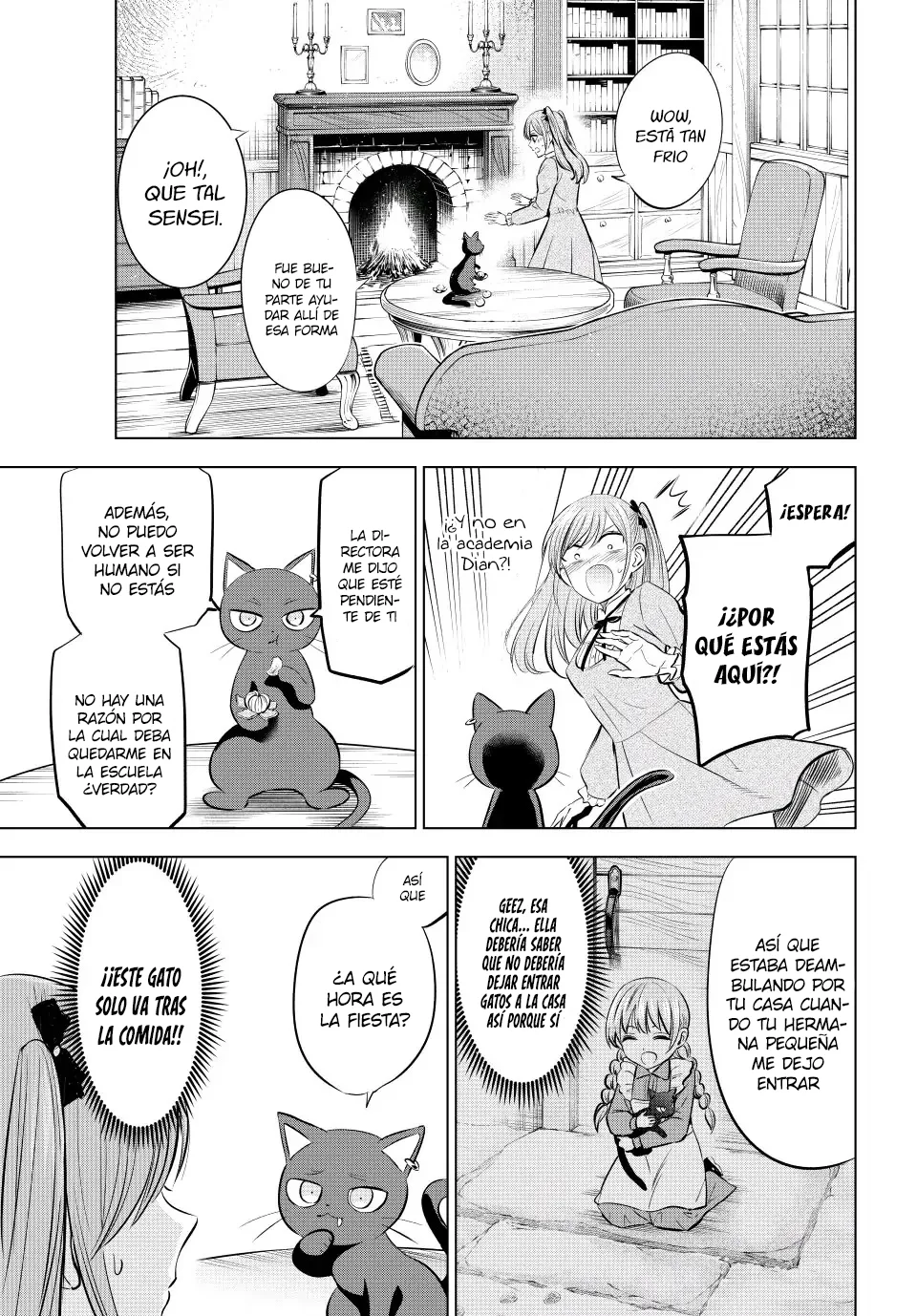 Kuroneko to Majo no Kyoushitsu Capitulo 34: La persecución de Arc, parte 1 página 9