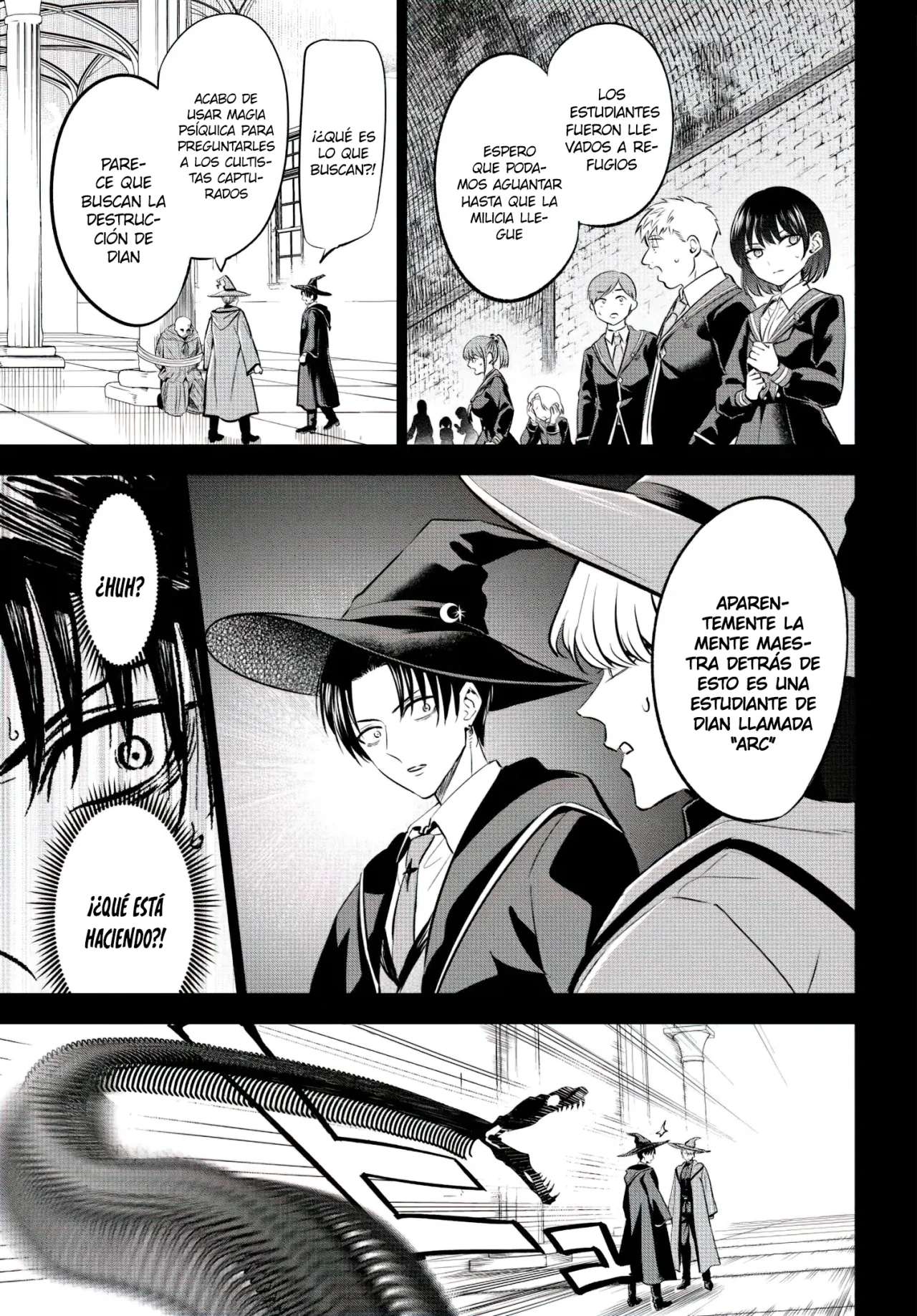 Kuroneko to Majo no Kyoushitsu Capitulo 35: La persecución de Arc, parte 2 página 10