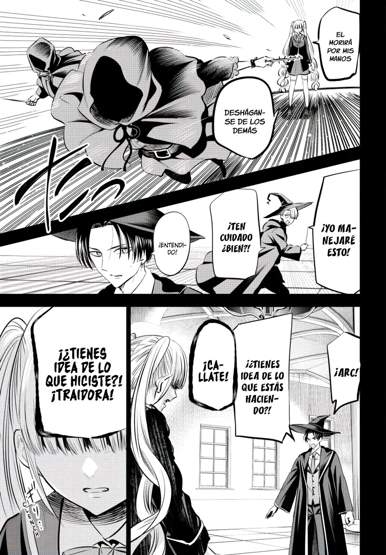 Kuroneko to Majo no Kyoushitsu Capitulo 35: La persecución de Arc, parte 2 página 12