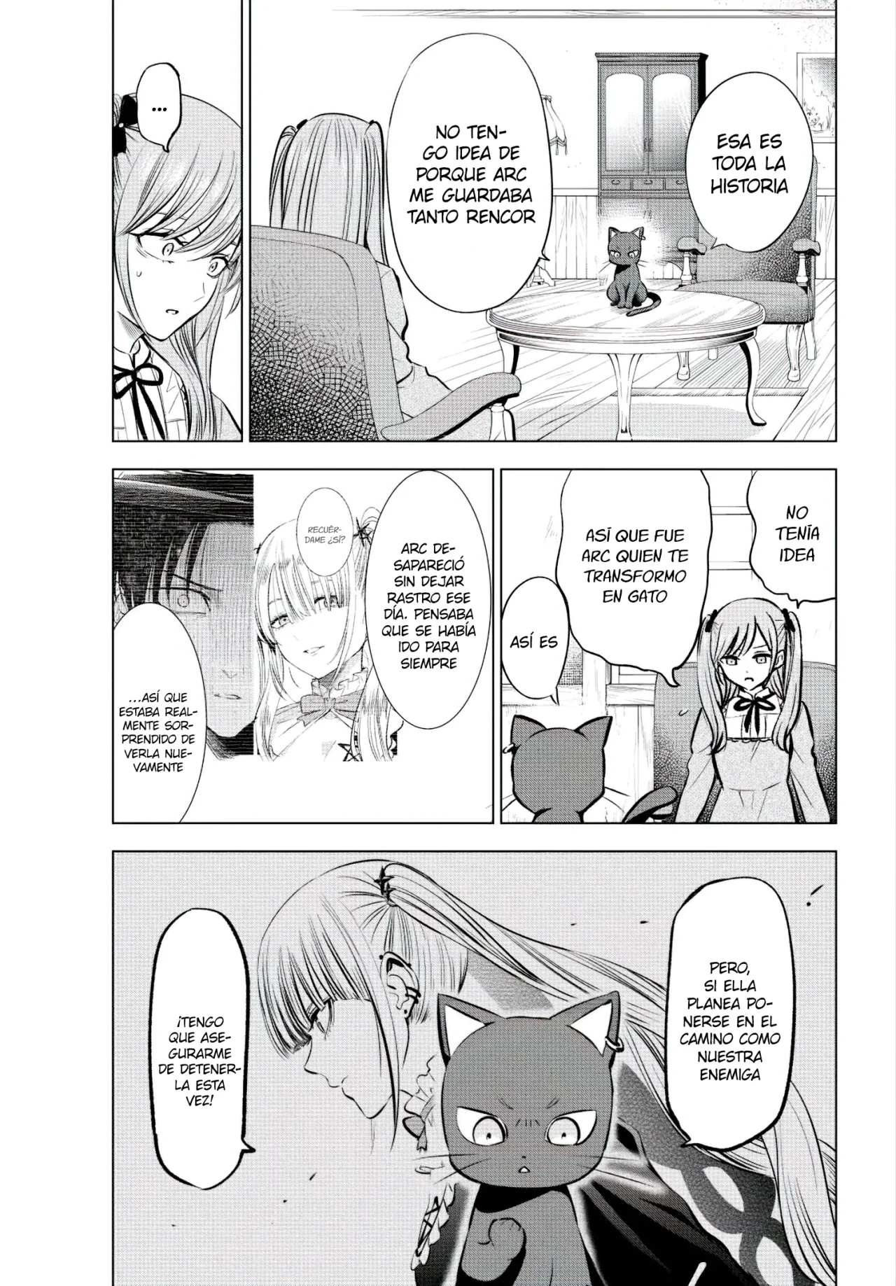 Kuroneko to Majo no Kyoushitsu Capitulo 35: La persecución de Arc, parte 2 página 22