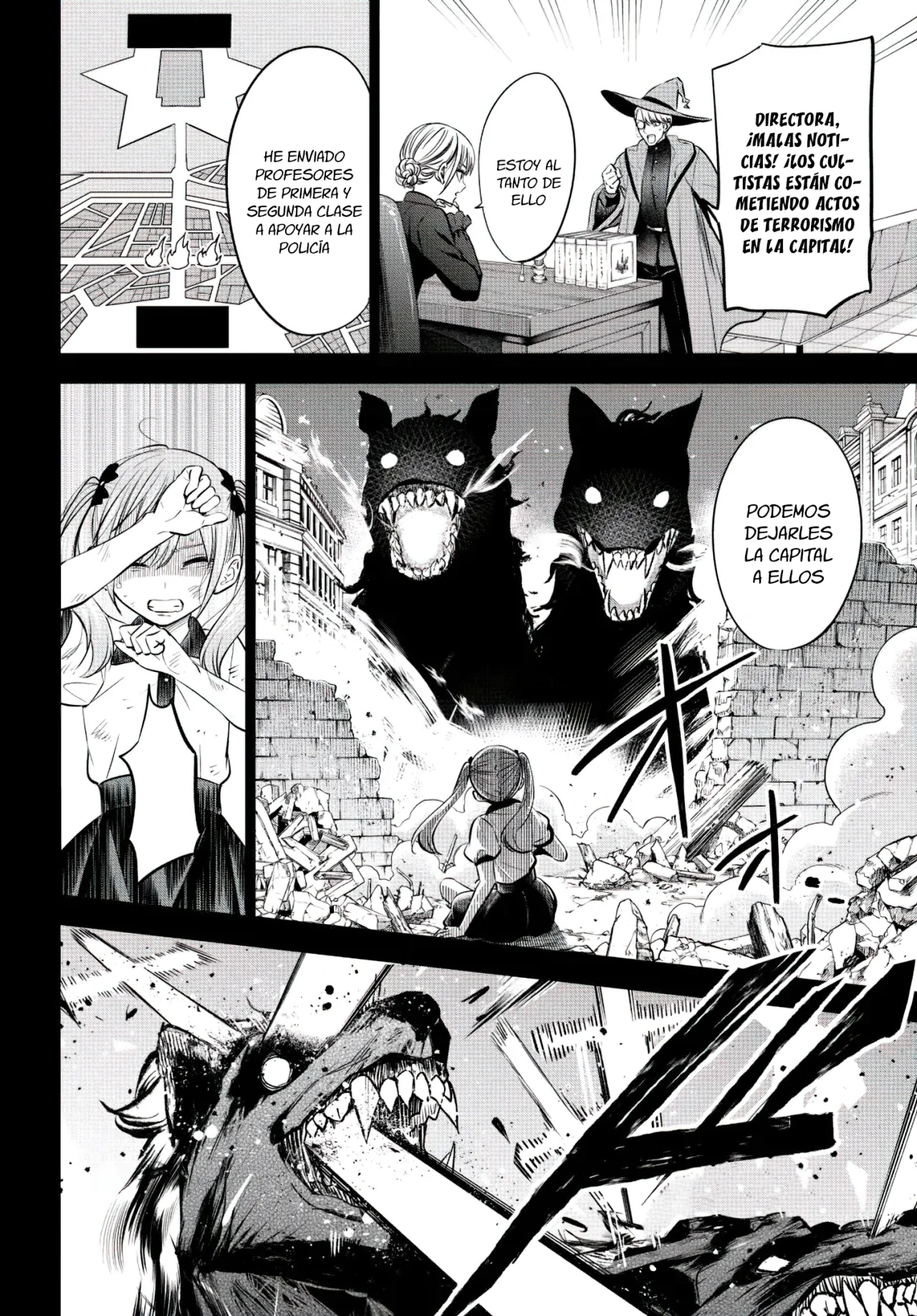 Kuroneko to Majo no Kyoushitsu Capitulo 35: La persecución de Arc, parte 2 página 7