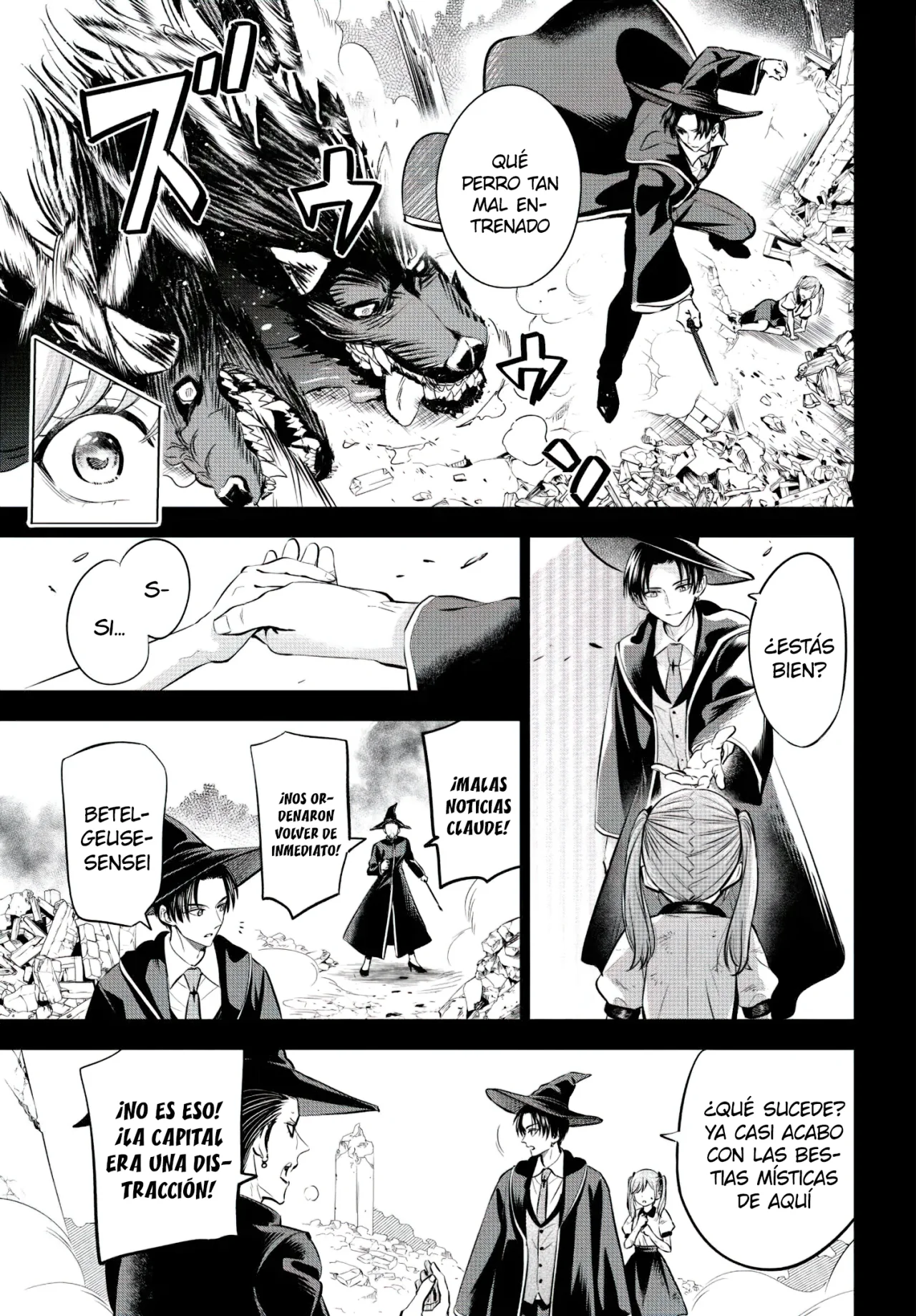Kuroneko to Majo no Kyoushitsu Capitulo 35: La persecución de Arc, parte 2 página 8