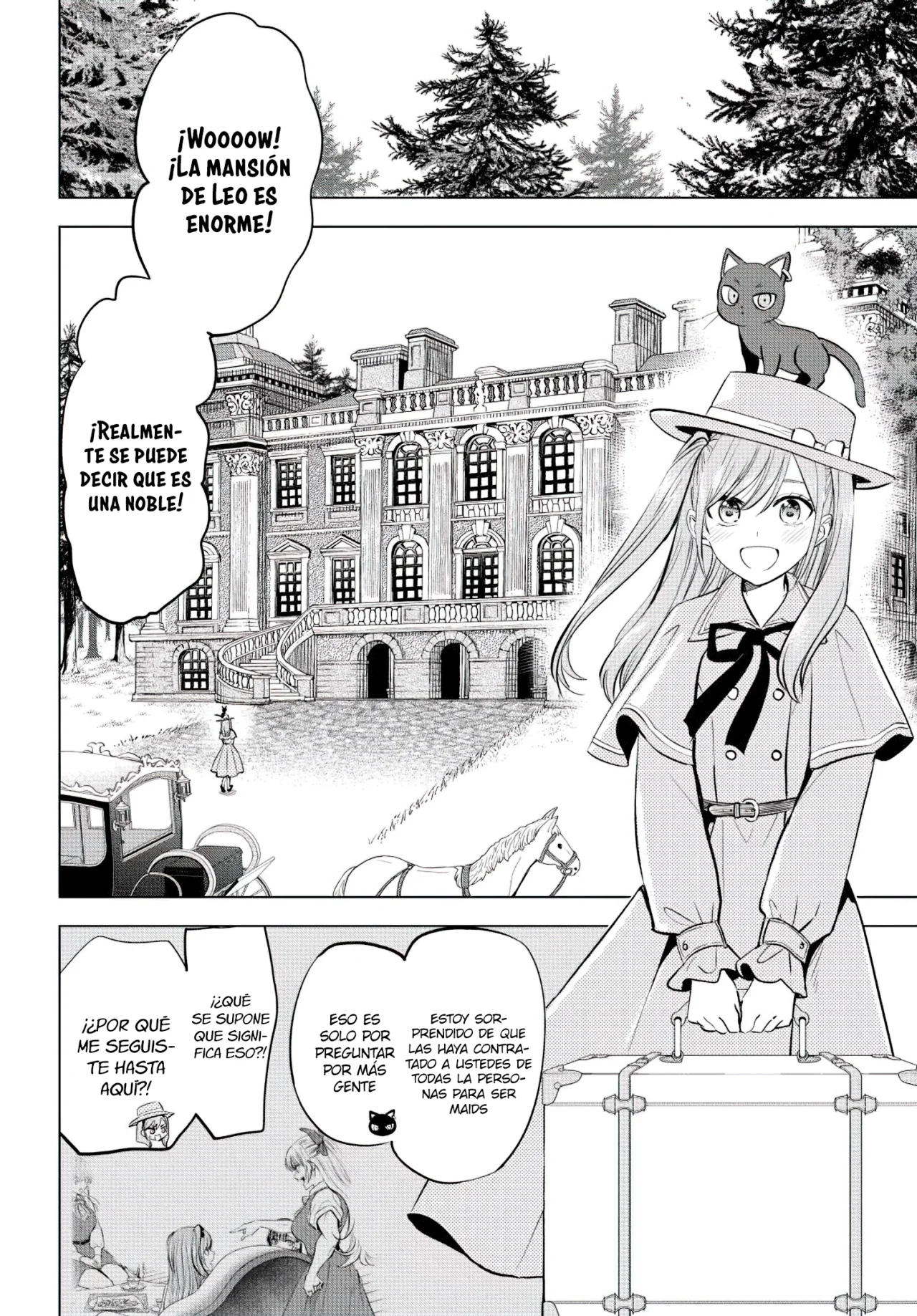 Kuroneko to Majo no Kyoushitsu Capitulo 37: Maid de la familia Regulus página 4