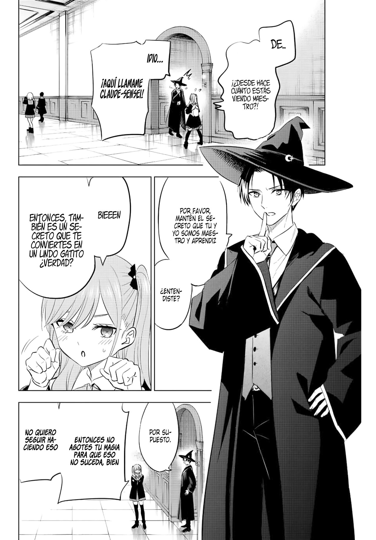 Kuroneko to Majo no Kyoushitsu Capitulo 4: Los magos de los doce signos del zodiaco página 7