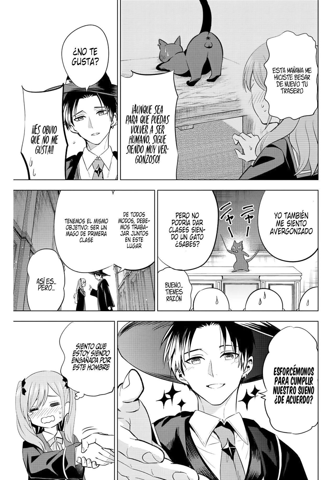 Kuroneko to Majo no Kyoushitsu Capitulo 4: Los magos de los doce signos del zodiaco página 8