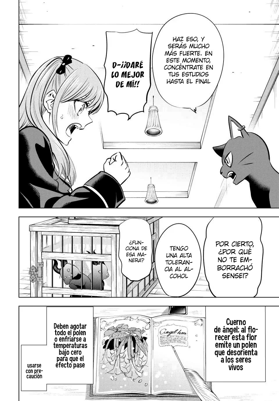 Kuroneko to Majo no Kyoushitsu Capitulo 40: Libro herbario página 24