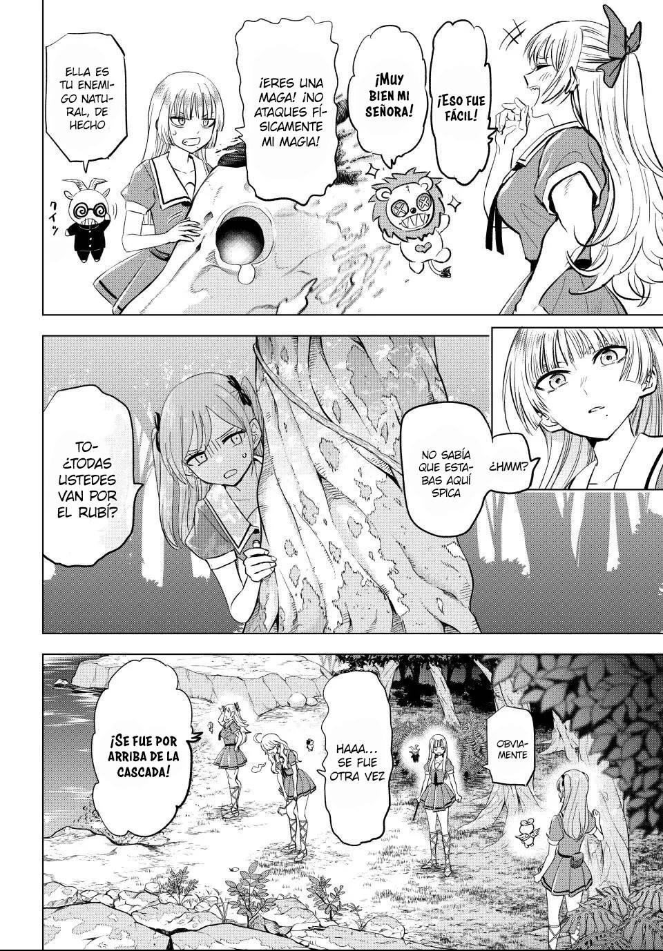 Kuroneko to Majo no Kyoushitsu Capitulo 49: Carrera por el rubí página 14
