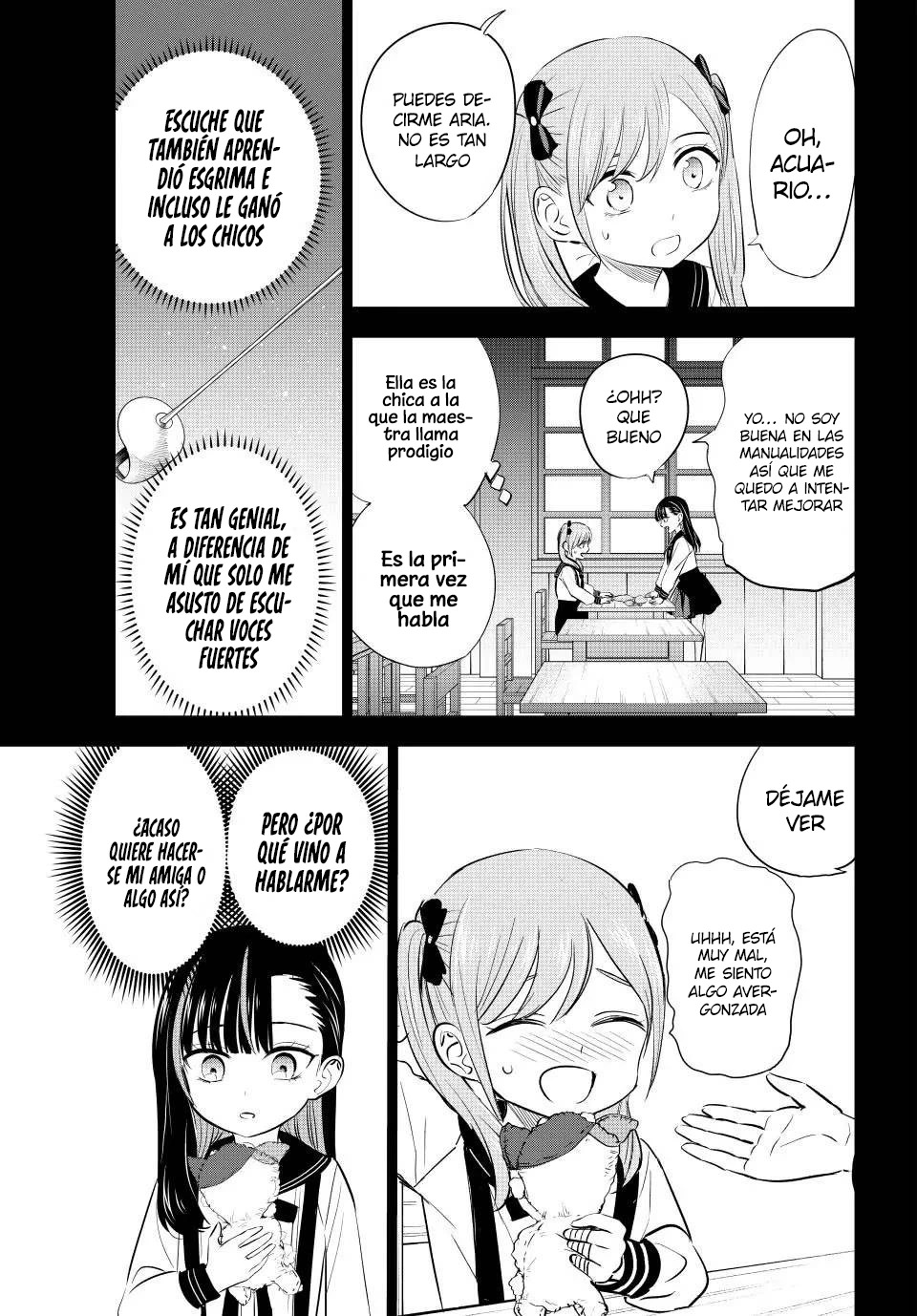 Kuroneko to Majo no Kyoushitsu Capitulo 54: Spica VS Aria página 15
