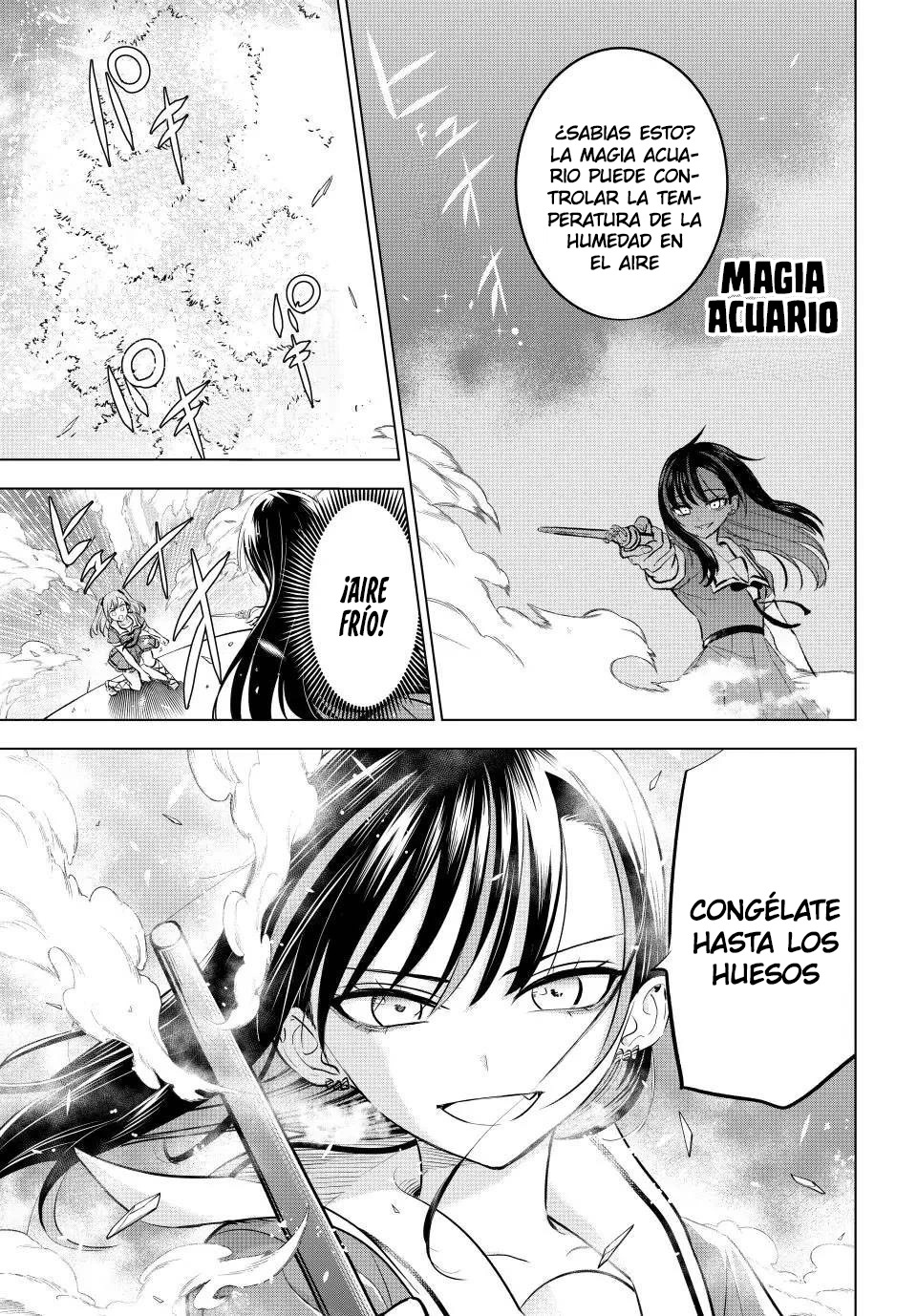 Kuroneko to Majo no Kyoushitsu Capitulo 54: Spica VS Aria página 8